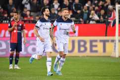 Ciro Immobile of Lazio Esultanza, Celebration after scoring goal